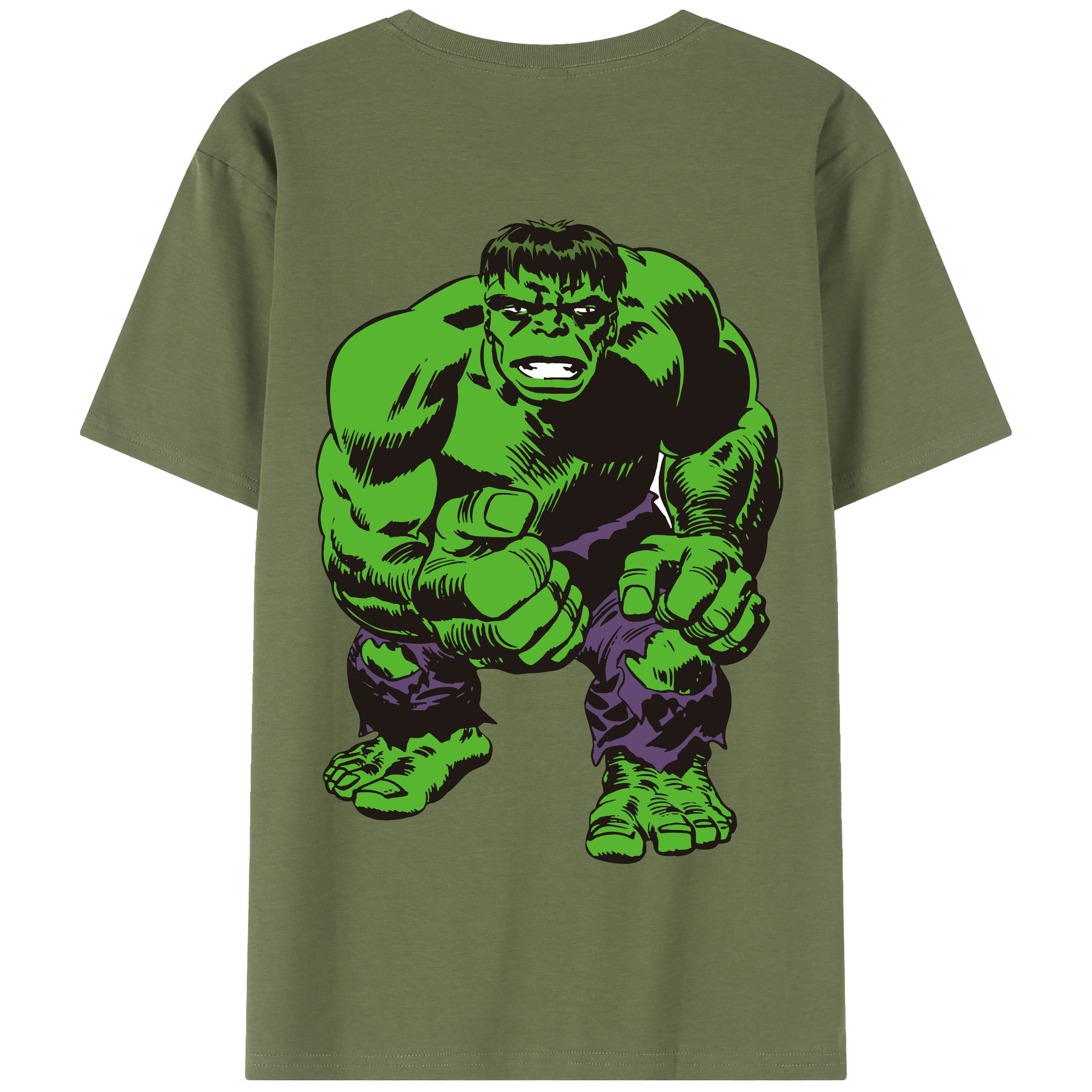 （画像用） アベンジャーズ The Avengers 綿100％半袖Tシャツ（背面プリント）